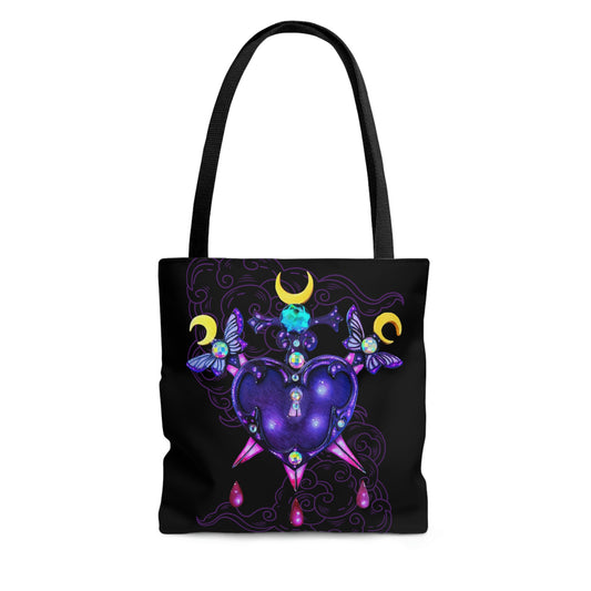 Heart Lock Tote Bag